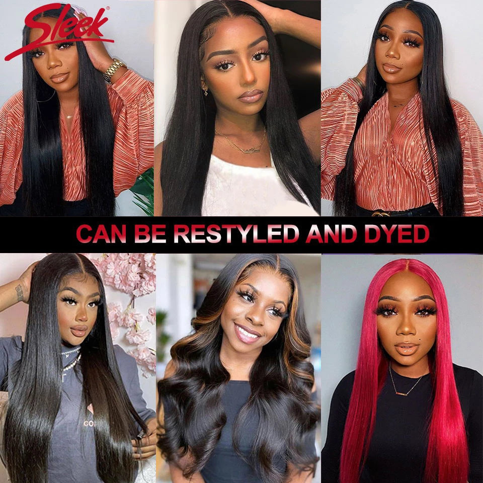 Brazilian Straight Human Hair Bundles – Remy Extensions 8"-30" Natural Black