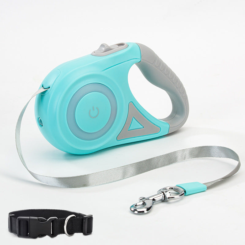 Retractable Dog Leash with Collar – Automatic Pet Lead (Available)
