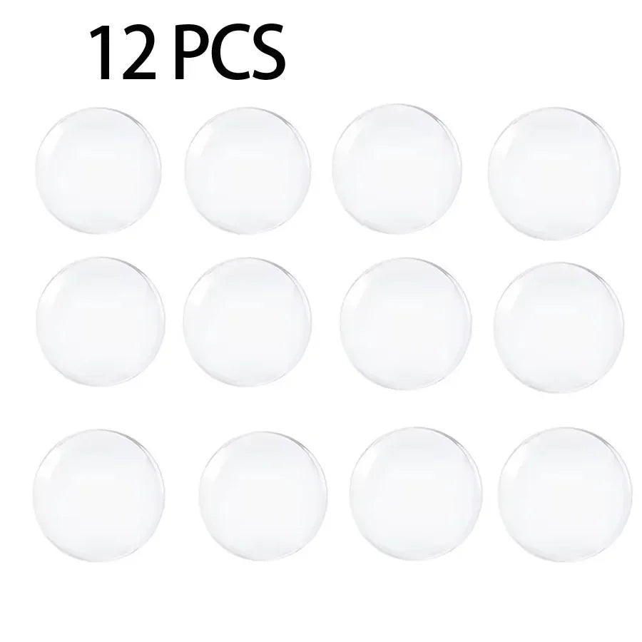 Door Knob Wall Shield Clear Soft Rubber Door Stopper Door Handle Bumper Mute Stickers Wall Protector Muffler Pad Protective Plug