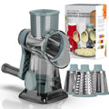 3-in-1 Rotary Grater & Slicer with Container
