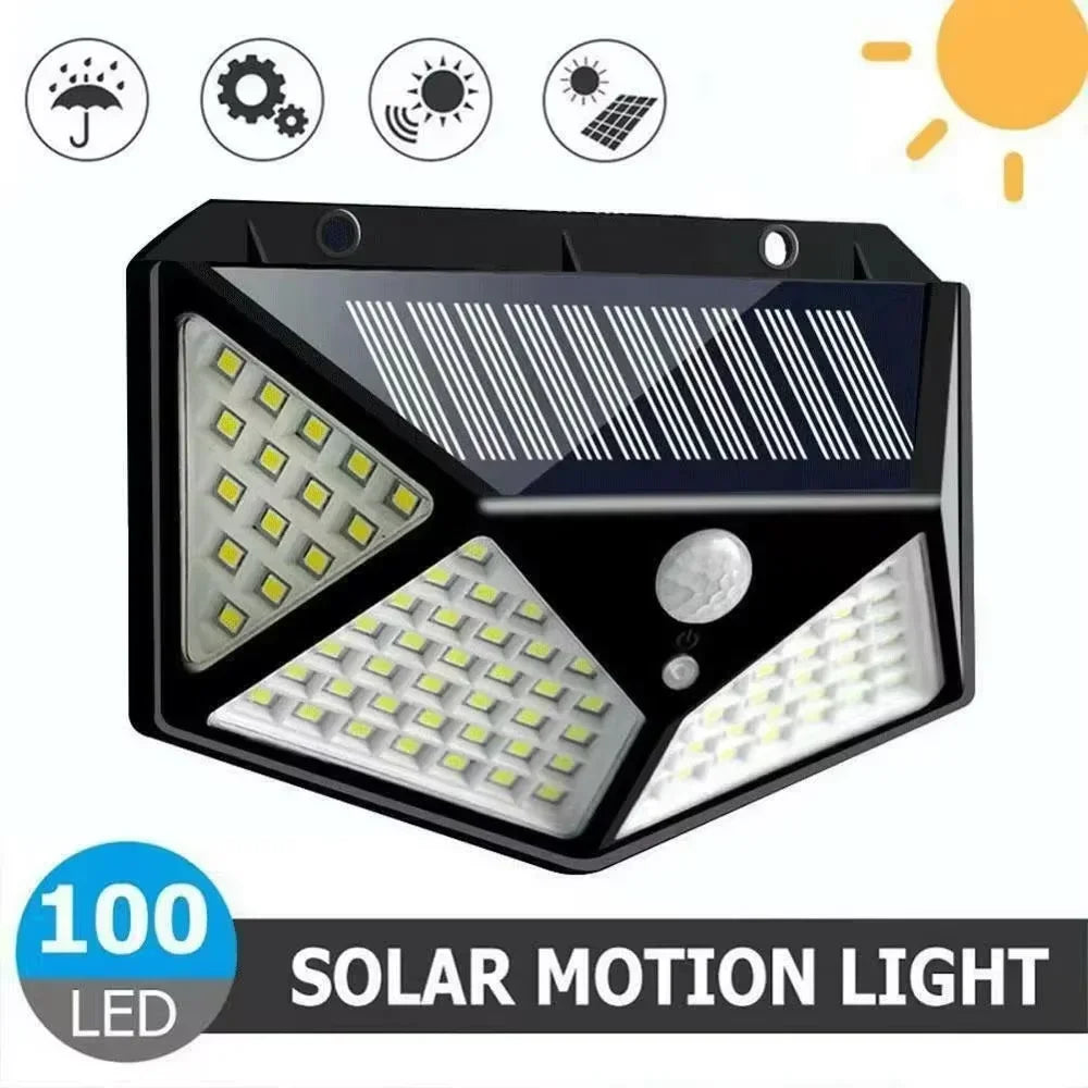 Multifunctional Solar Lamp Outdoor Garden Decoration Solar LED Light Waterproof Sunlight Powered Spotlight with Motion Sensor