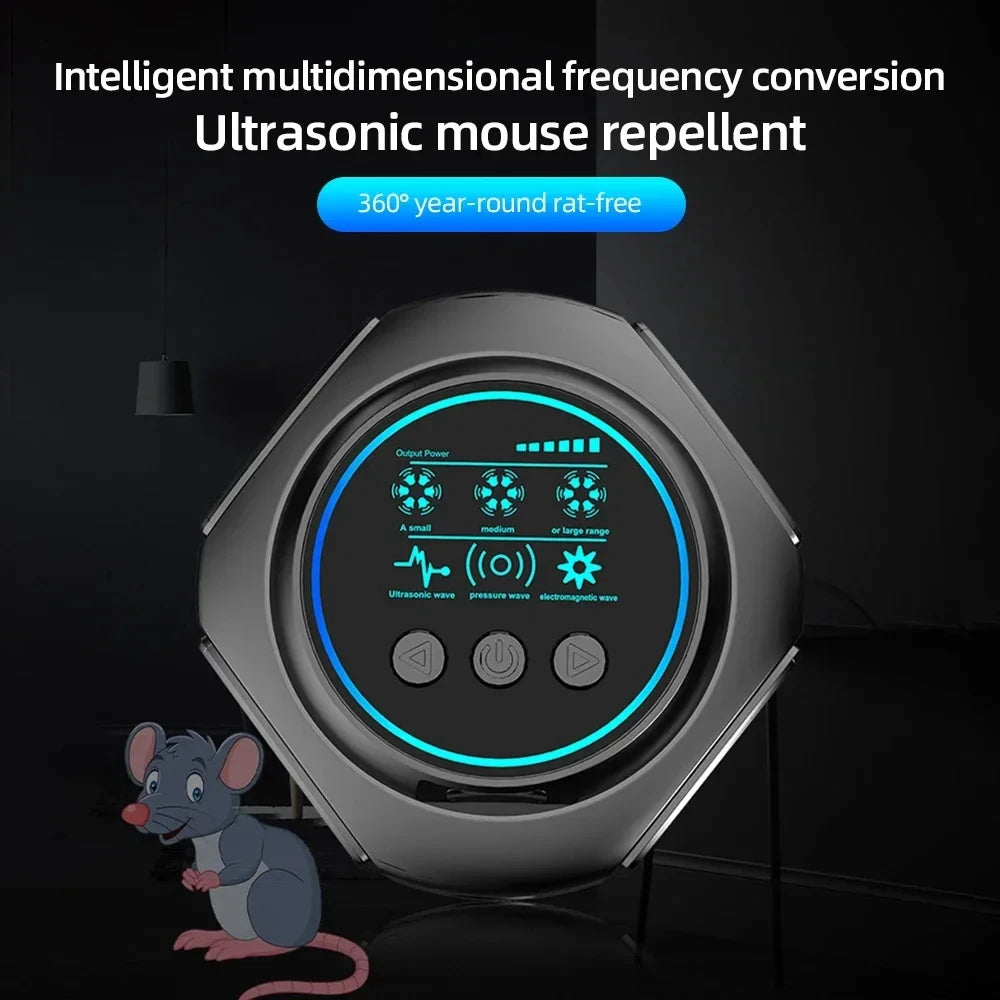PestPulse™ Repeller 🐭🔊 — Smart Ultrasonic Pest Control