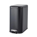Slim Trash Can, Step Garbage Can Stainless Steel Recycling Bin Waste Container with Removable Inner Bucket for Kitchen, Bathroo