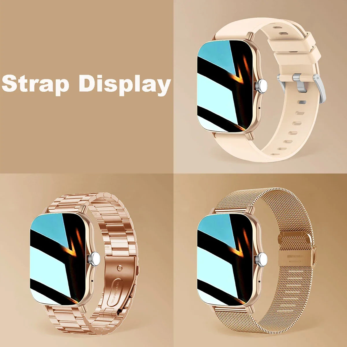 D20 Smart Watch — Heart Rate & Sleep Monitor, Bluetooth