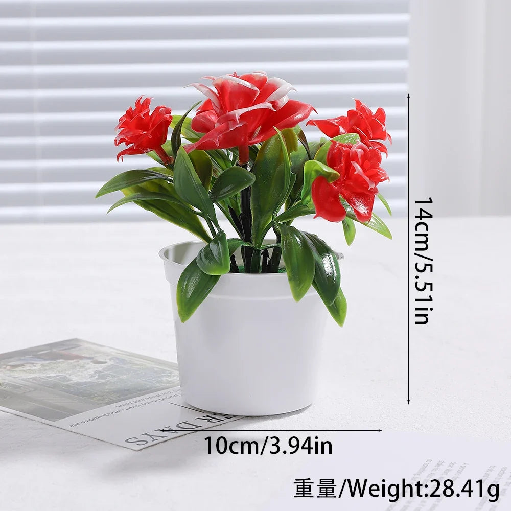Artificial Bonsai Tree Potted Fake Plant Home Table Decor Ornament
