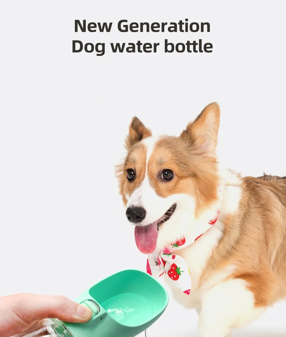 Portable Dog Water Bottle – Leakproof Travel Water Dispenser for Dogs & Cats