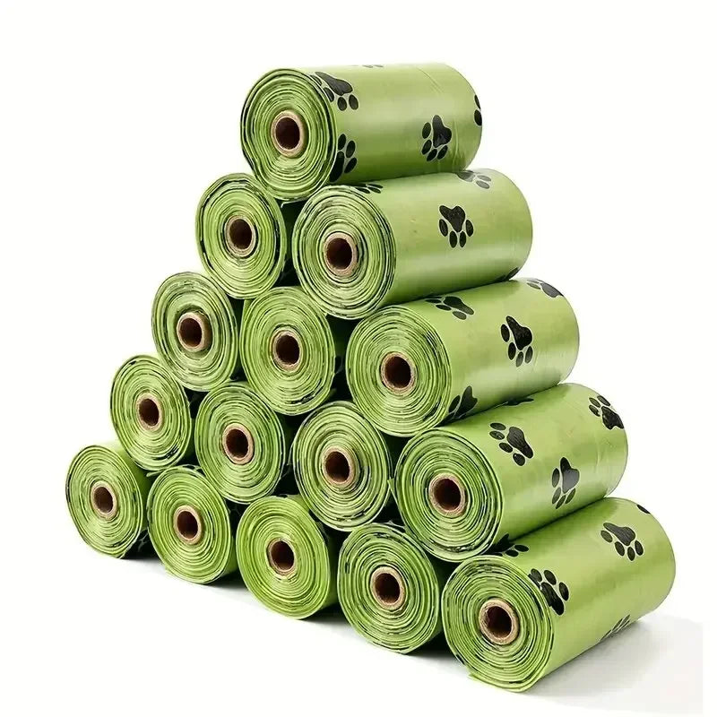 Dog Poop Bags Refill Rolls - 15 Bags per Roll, 2 to 40 Roll Packs