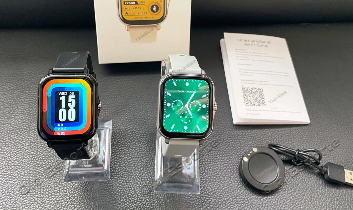 D20 Smart Watch — Heart Rate & Sleep Monitor, Bluetooth