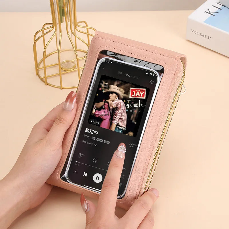 LuxeCarry™ Phone Wallet 👜✨ — Touchscreen-Friendly Convenience