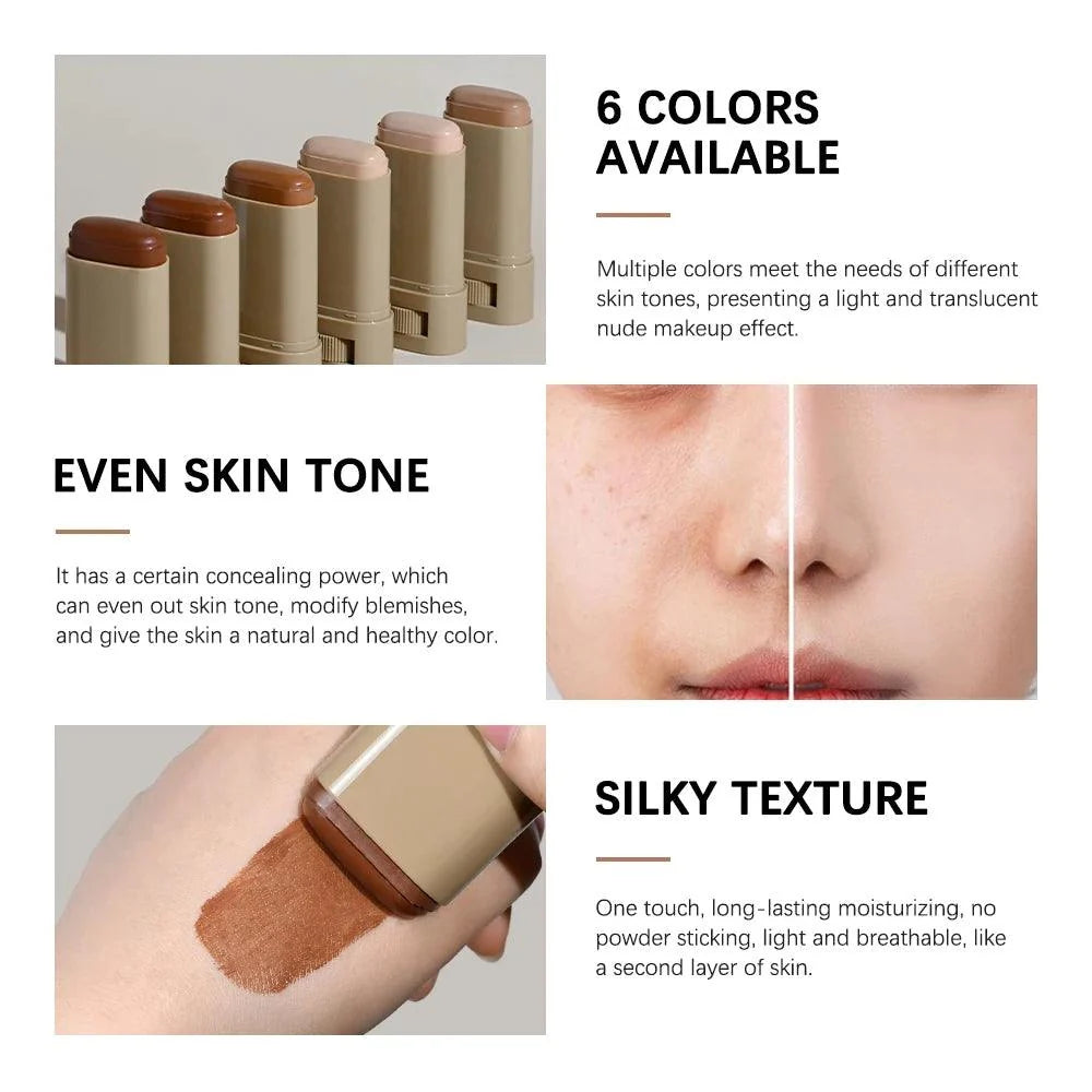 Serum Boosted Skin Tint Foundation Stick - High Coverage & Moisturizing