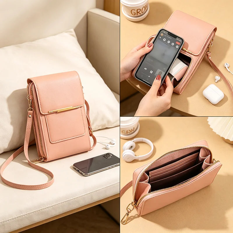 LuxeCarry™ Phone Wallet 👜✨ — Touchscreen-Friendly Convenience