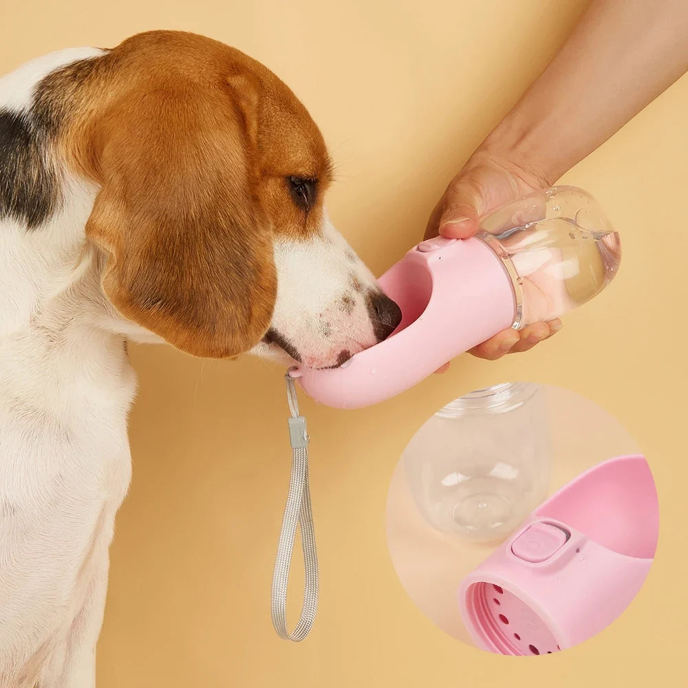 Portable Dog Water Bottle – Leakproof Travel Water Dispenser for Dogs & Cats