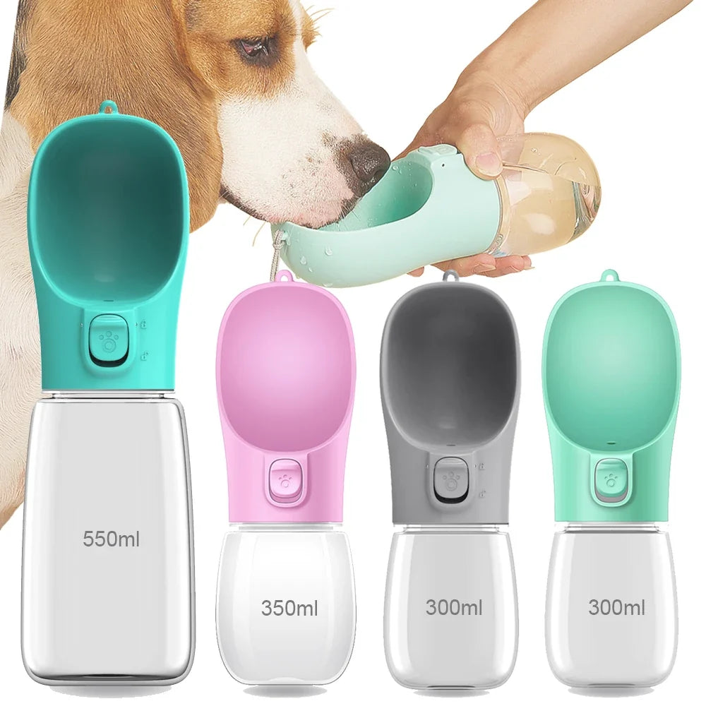 Portable Dog Water Bottle – Leakproof Travel Water Dispenser for Dogs & Cats