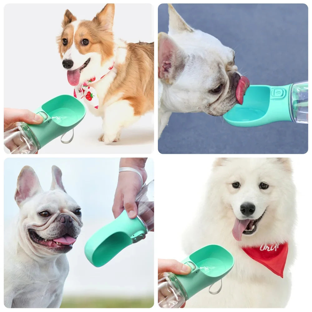 Portable Dog Water Bottle – Leakproof Travel Water Dispenser for Dogs & Cats