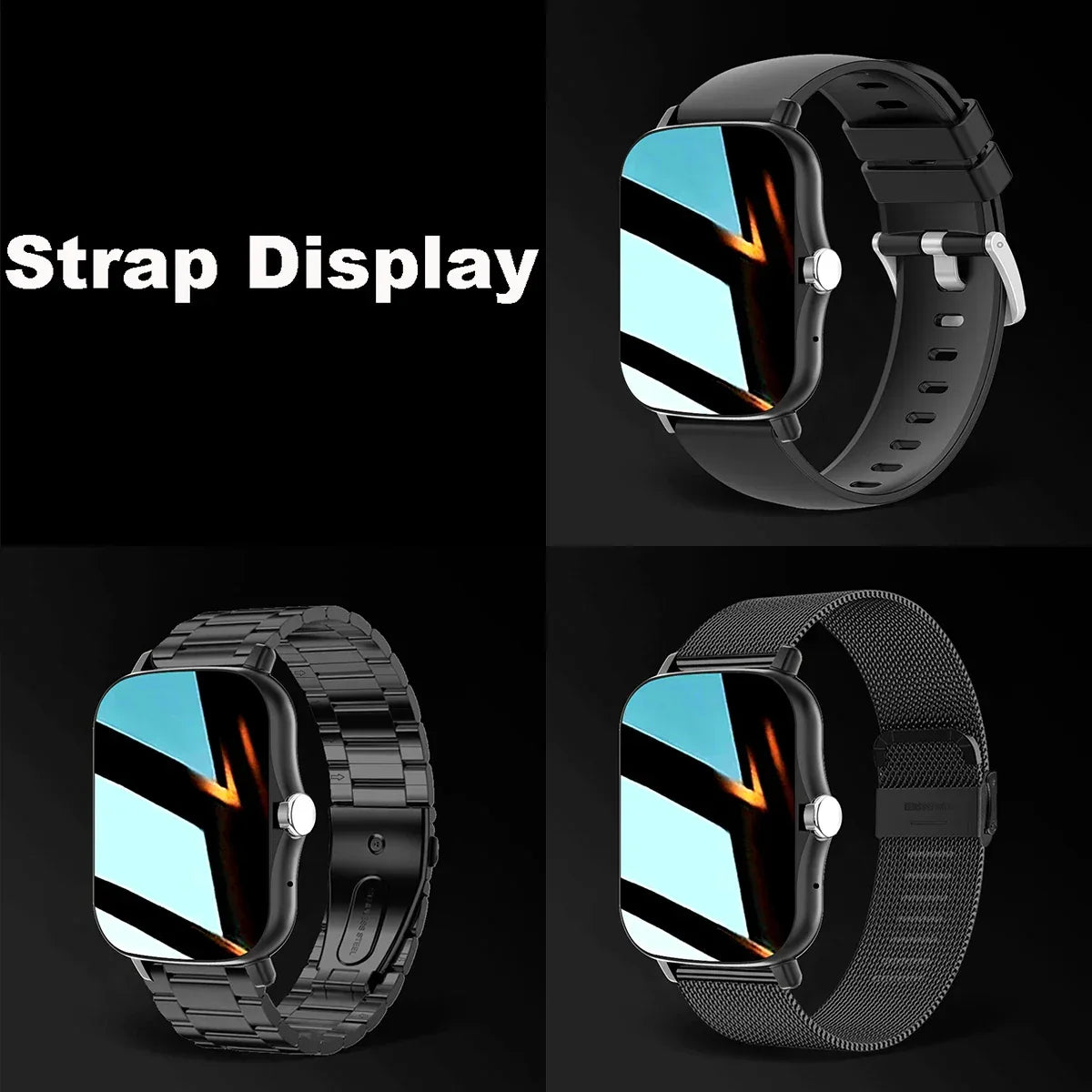 D20 Smart Watch — Heart Rate & Sleep Monitor, Bluetooth