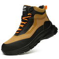 Outdoors Indestructible Shoes Work Boots Steel Toe Shoes Men Safety