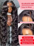 40 42 Inch 250% Wear And Go Glueless Wigs Body Wave Human Hair Wigs 13x4 13X6 Wet and Wavy HD Lace Frontal Wigs For Women