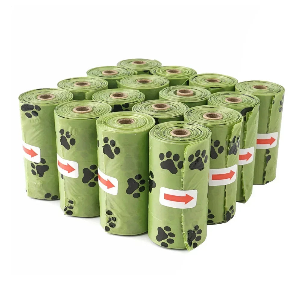 Dog Poop Bags Refill Rolls - 15 Bags per Roll, 2 to 40 Roll Packs
