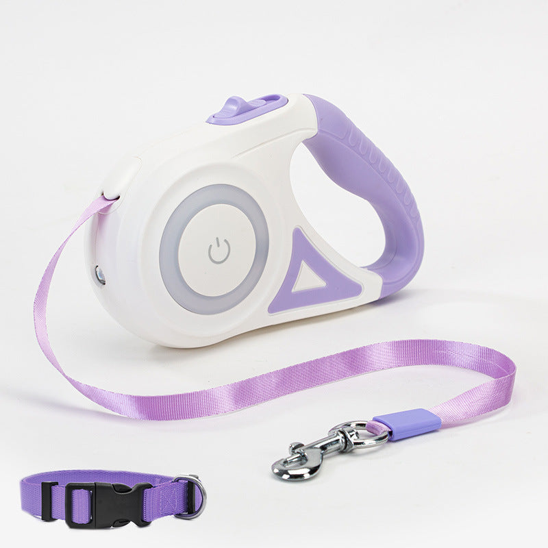 Retractable Dog Leash with Collar – Automatic Pet Lead (Available)